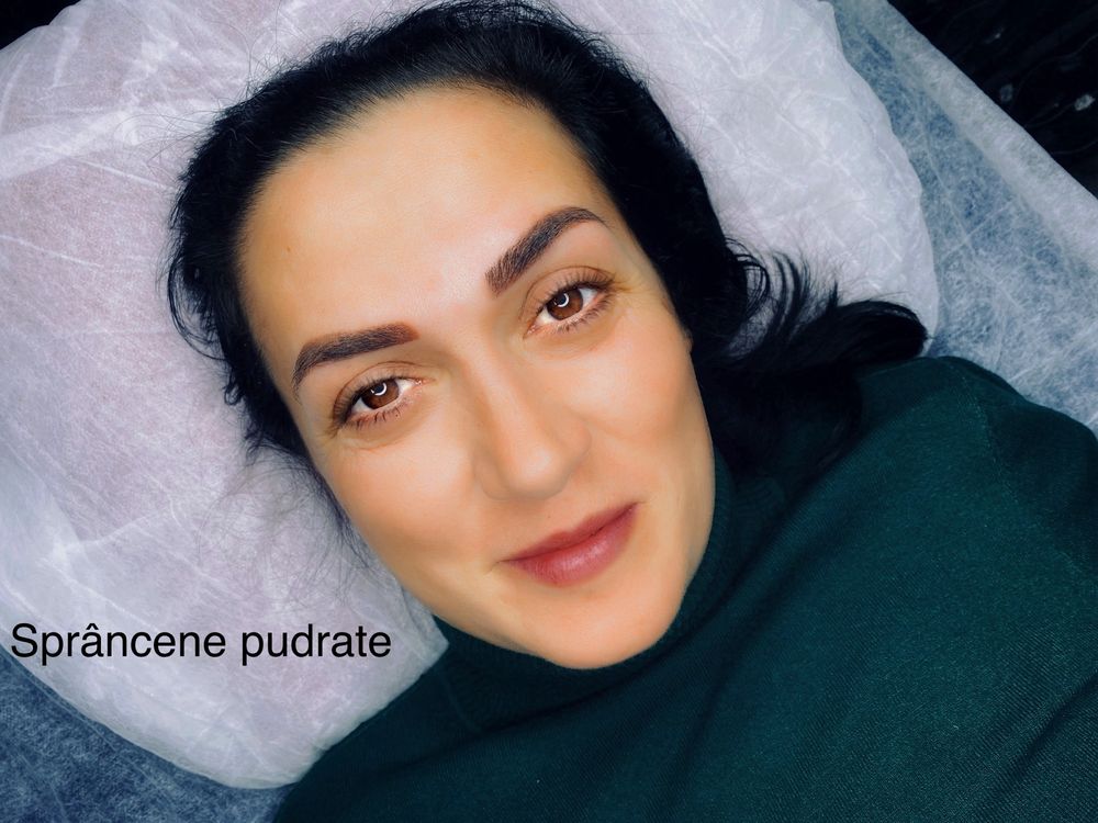 Micropigmentare: sprâncene pudrate/fir cu fir, buze