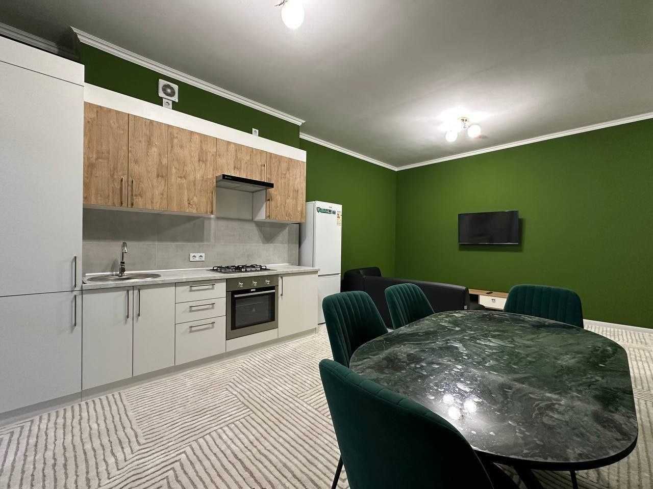 ЖК Greenwich 2 комнатная Евроремонт новый 50м2 ,Golden House Кирпичный
