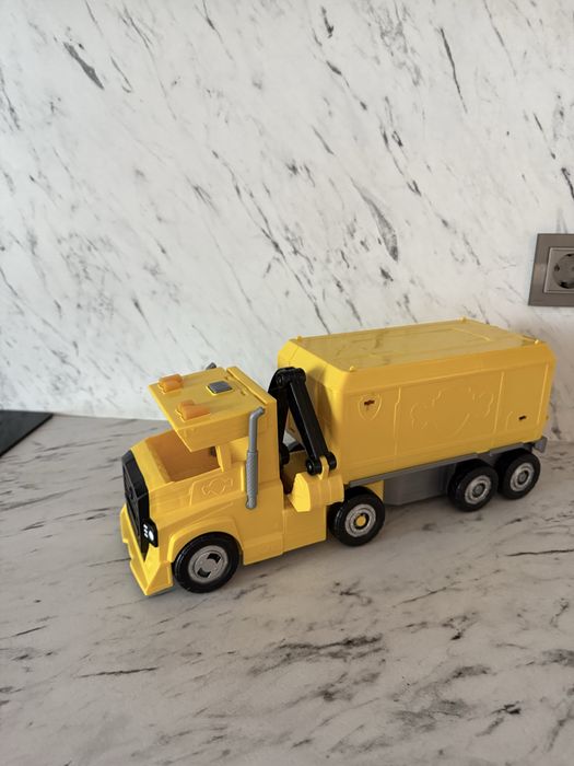 Set de joaca, camion cu excavator si figurina, Paw Patrol rubble