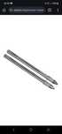 Picioare de Rezerva Long pentru Rod Pod Delphin RPX 4 Silve