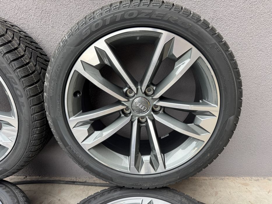 Jante Originale Audi S-line R18 A5 A4 A6 echipate iarna noi Pirelli