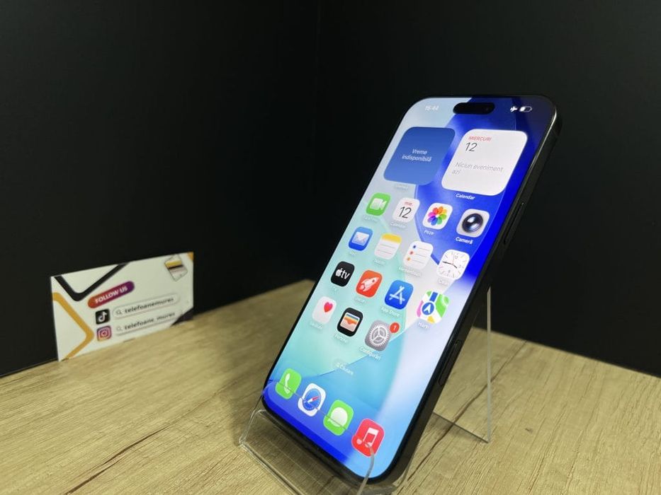 Iphone 16 Pro Max 256Gb Black Titanium Second-Hand Foarte Bun 3 ani ga