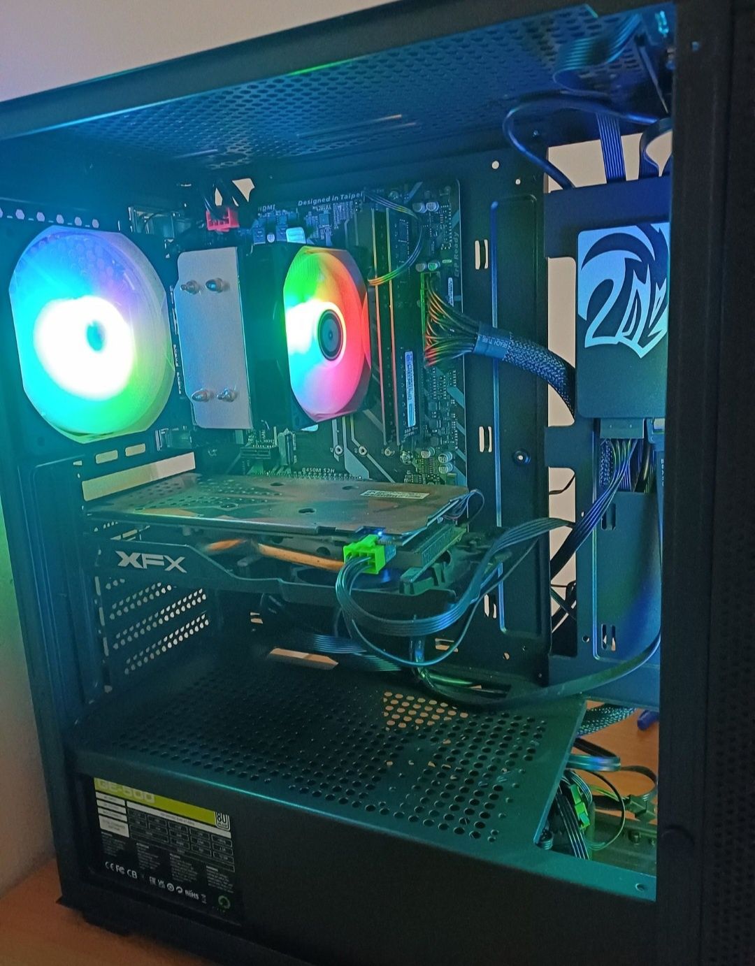 RYZEN 5 3600 B450 RX 570 SSD 128 HDD 500