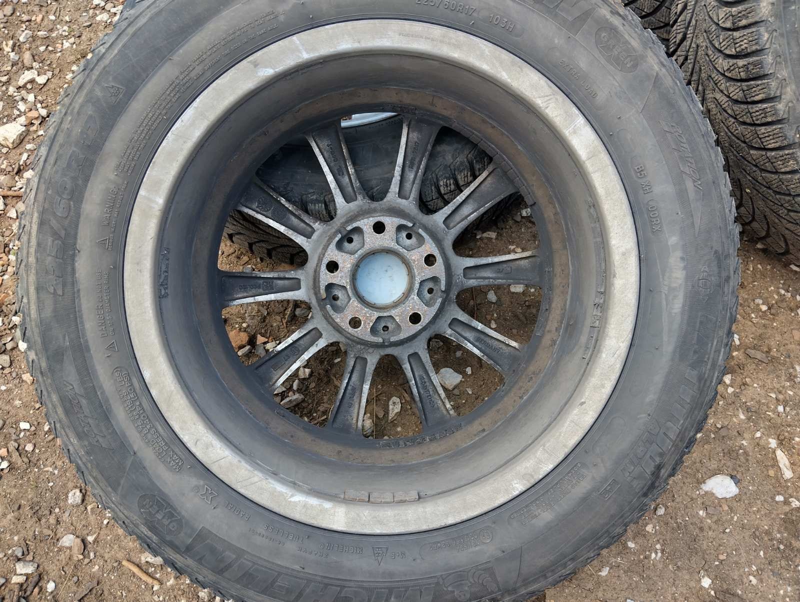 Джанти с гуми 5/120/17 ,225/60/17 Michelin