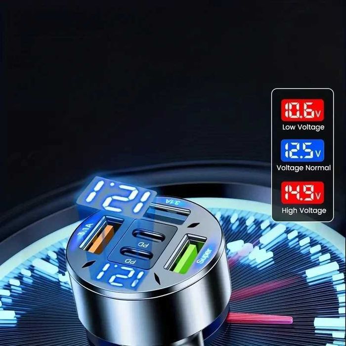 incarcatoare auto fast charge 66w Huawe iPhone Samsung Honor Xiaomi