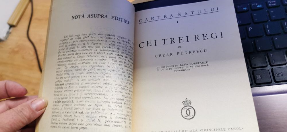 Cei trei regi – Camil Petrescu - Editura Abeona 1993