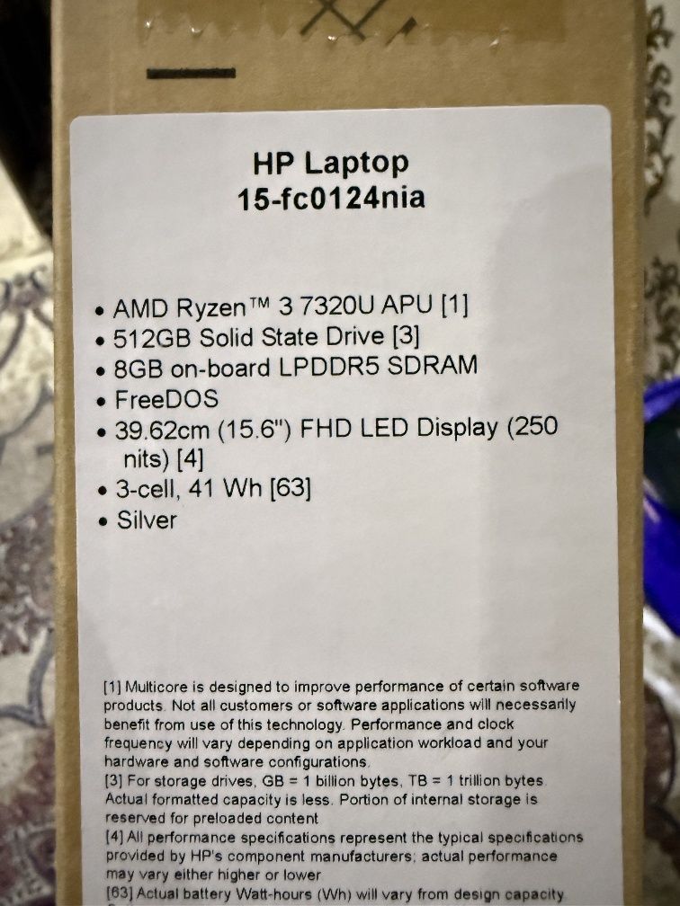 Noutbuk model HP