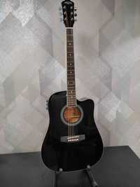 Полуакустическая гитара 41 размер CARAVAN MUSIC 4111 BK