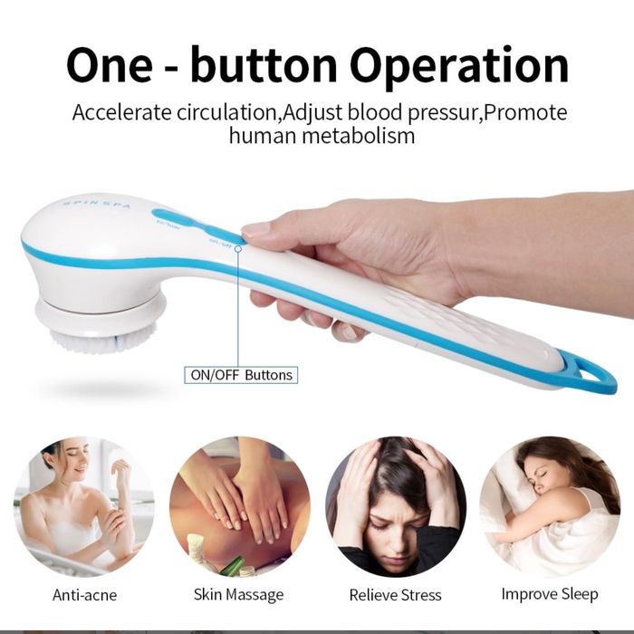 четка за тяло Spin Spa Body Brush с 5 приставки