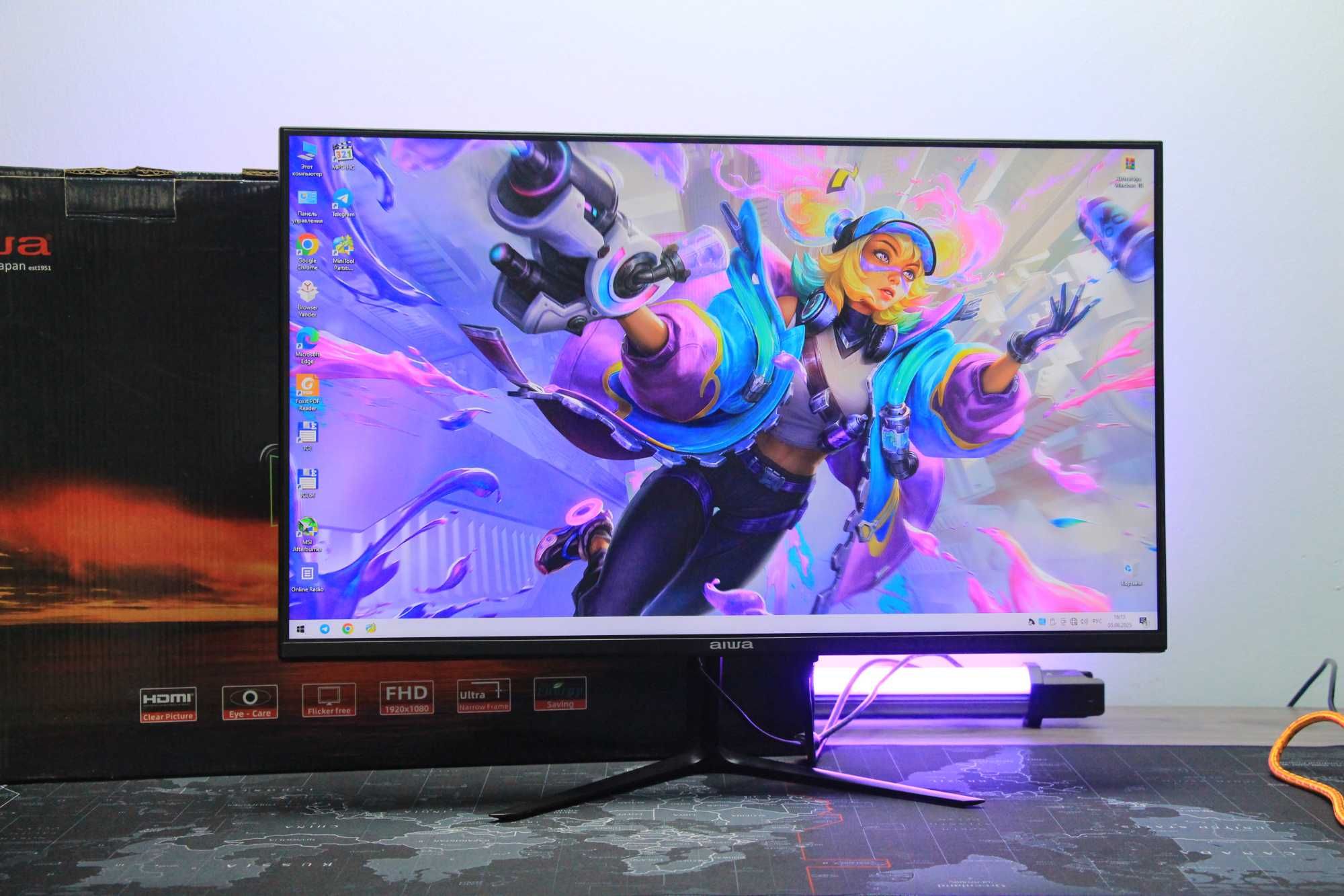 Aiwa 24" monitor ideal holatda
