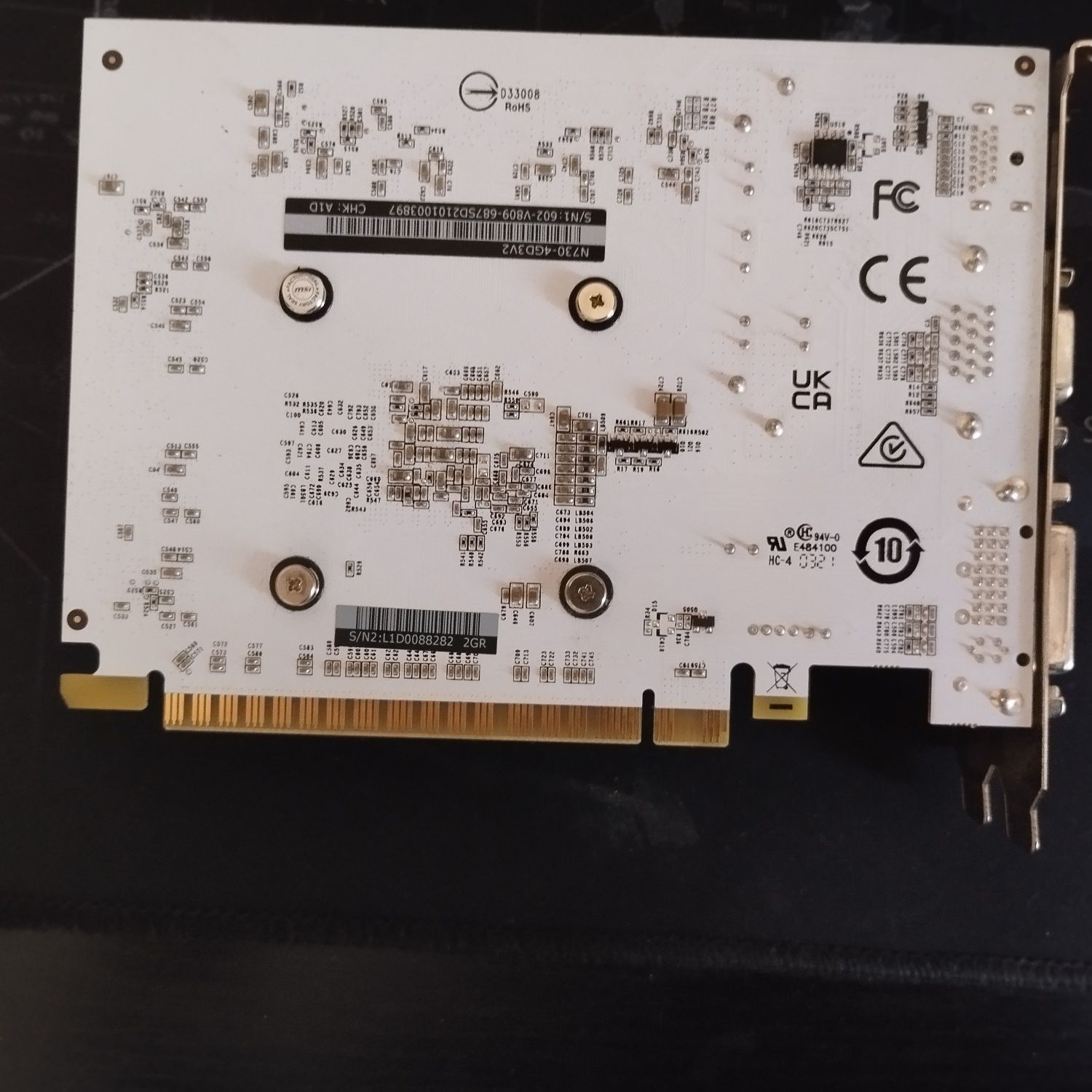 Placa video MSI GeForce GT 730 4gb PCI-E 2.0