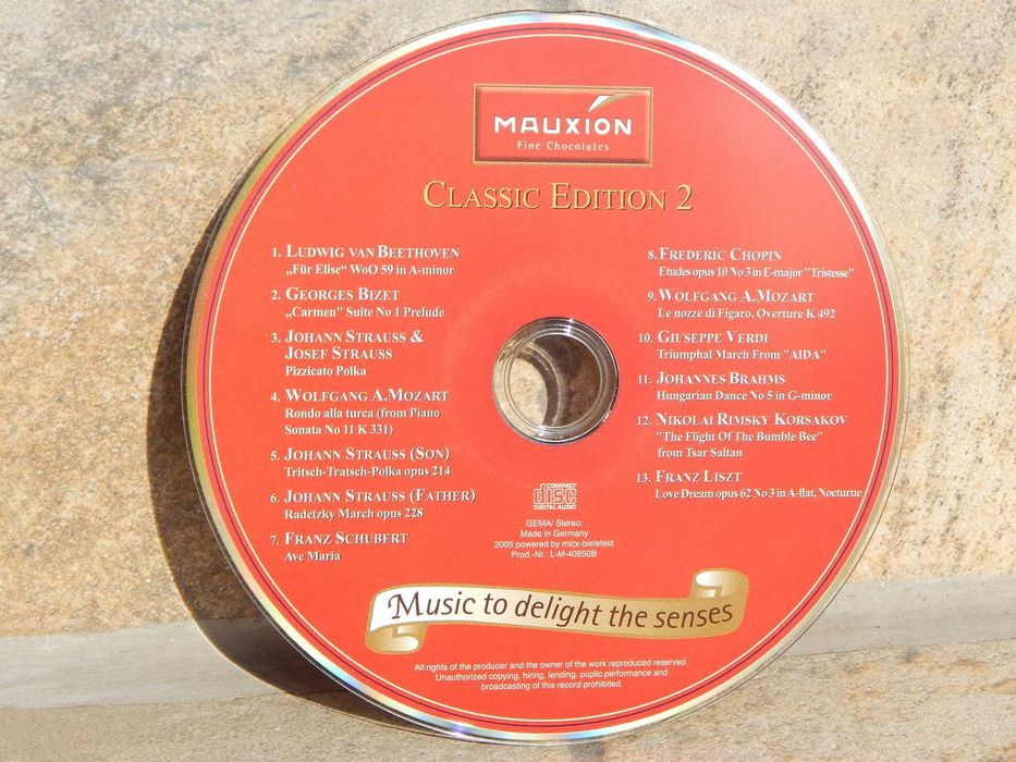 CD colectie muzica clasica Beethoven Mozart Strauss Verdi Schubert