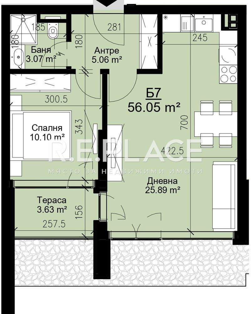 Продава се Двустаен апартамент в Варна, Бриз - 67 кв.м за 2150 €/кв.м - Снимка #1
