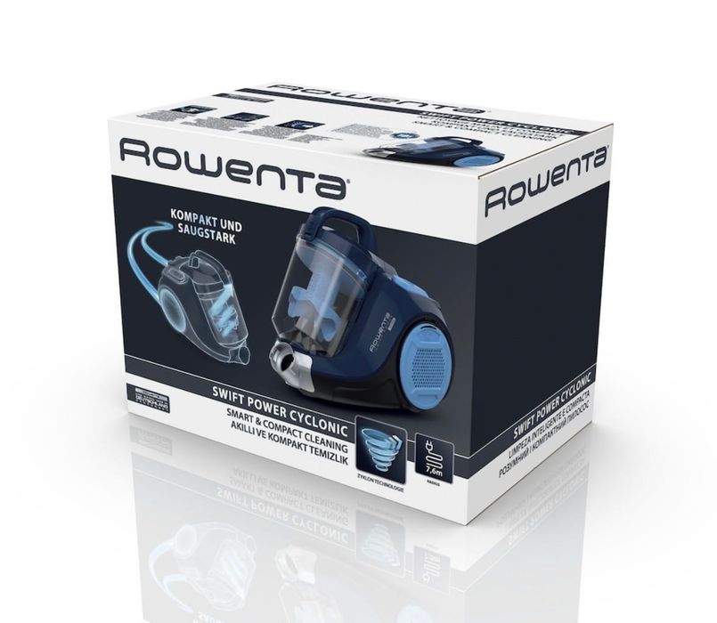 Aspirator fara sac Rowenta Swift Power Cyclonic RO2981EA, 750W