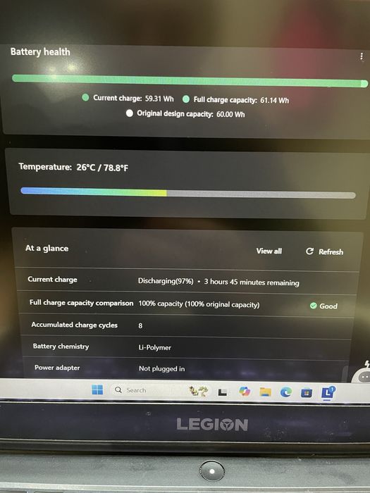 Laptop Gaming Legion 5, RTX 3060, Ryzen, 144Hz