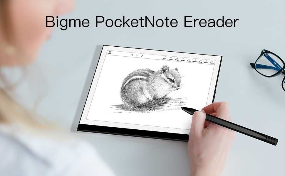 Распродажа! Электронный ридер Bigme Pocket Note 7" 2/32Gb +Чехол