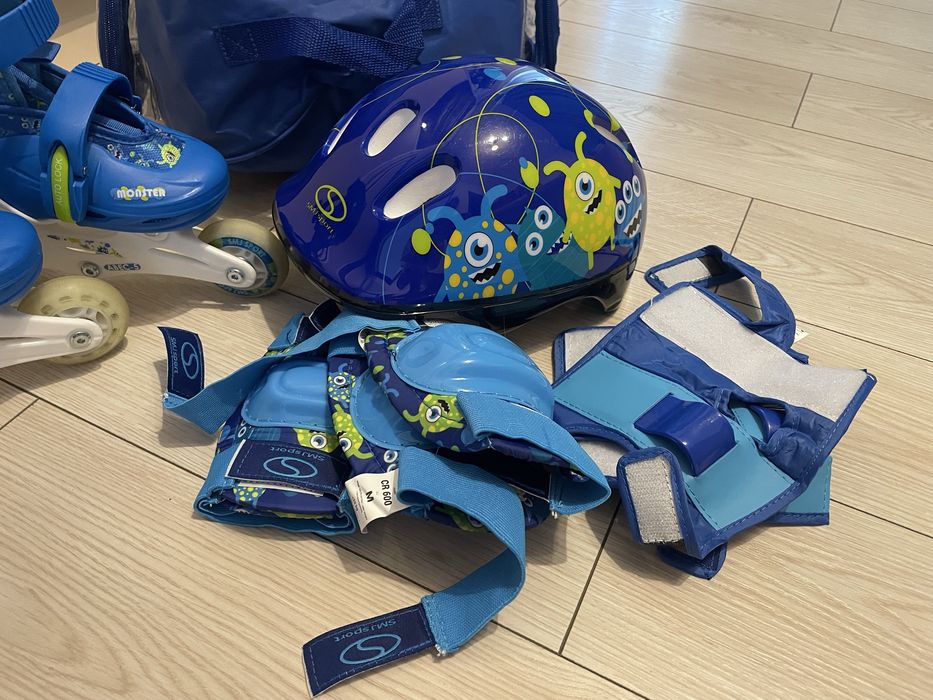 Role copii reglabile 26-29 și echipament de protecție