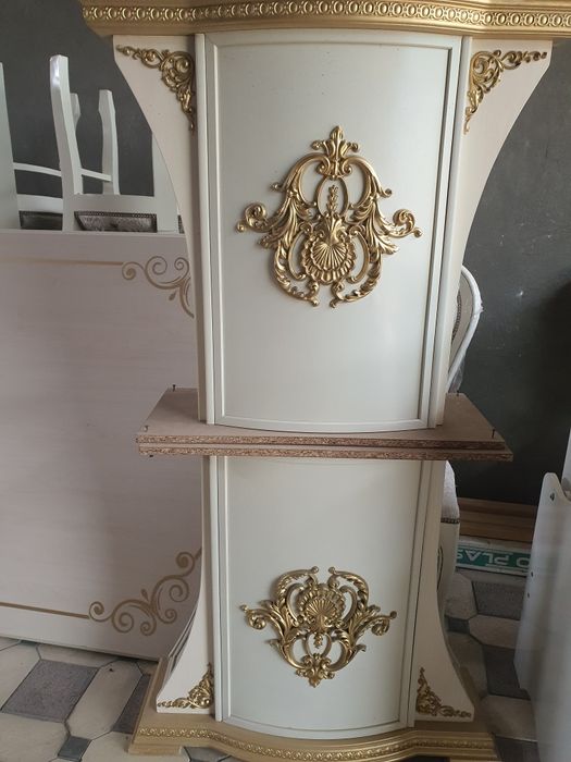 12 kishilik stol stul oq