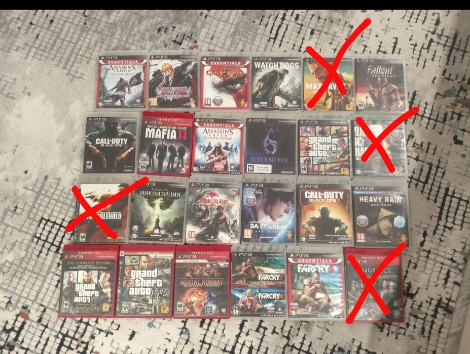 Продаются Диски на PS3
CALL OF DUTY black ops -3500
Assassin creed bla