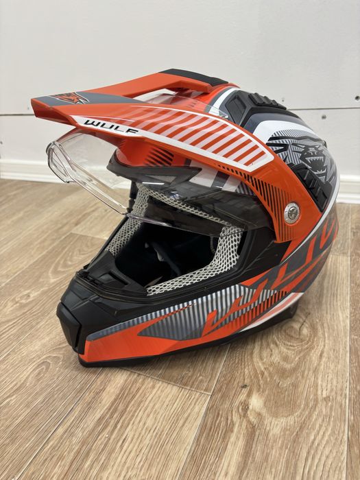 Мотокрос/ Ендуро каска Wolf sport  Optima