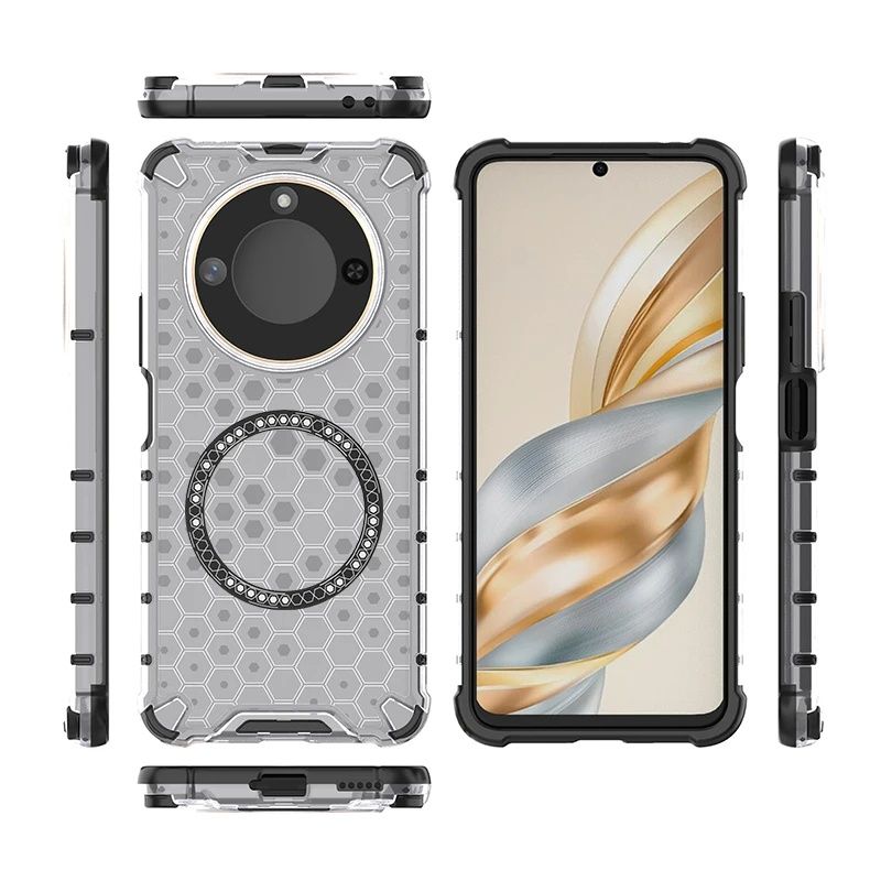 Honor Magic 7 Lite / HONEYCOMB MAGSAFE Удароустойчив кейс гръб