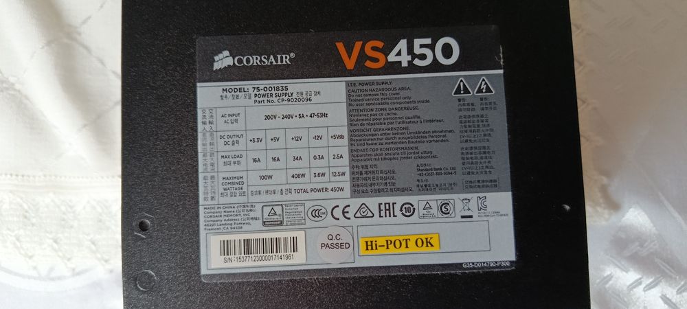 Sursa corsair 450w