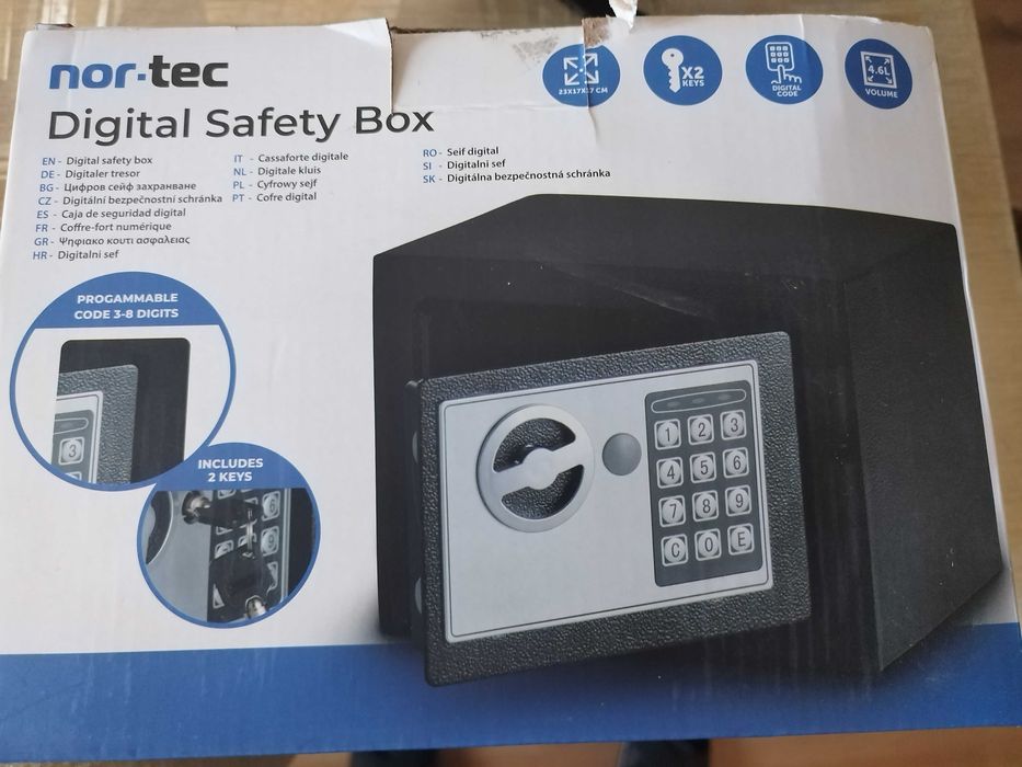 Метална каса сейф!