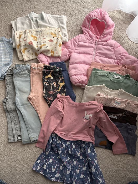 Lot pachet haine fetiță toamnă 80