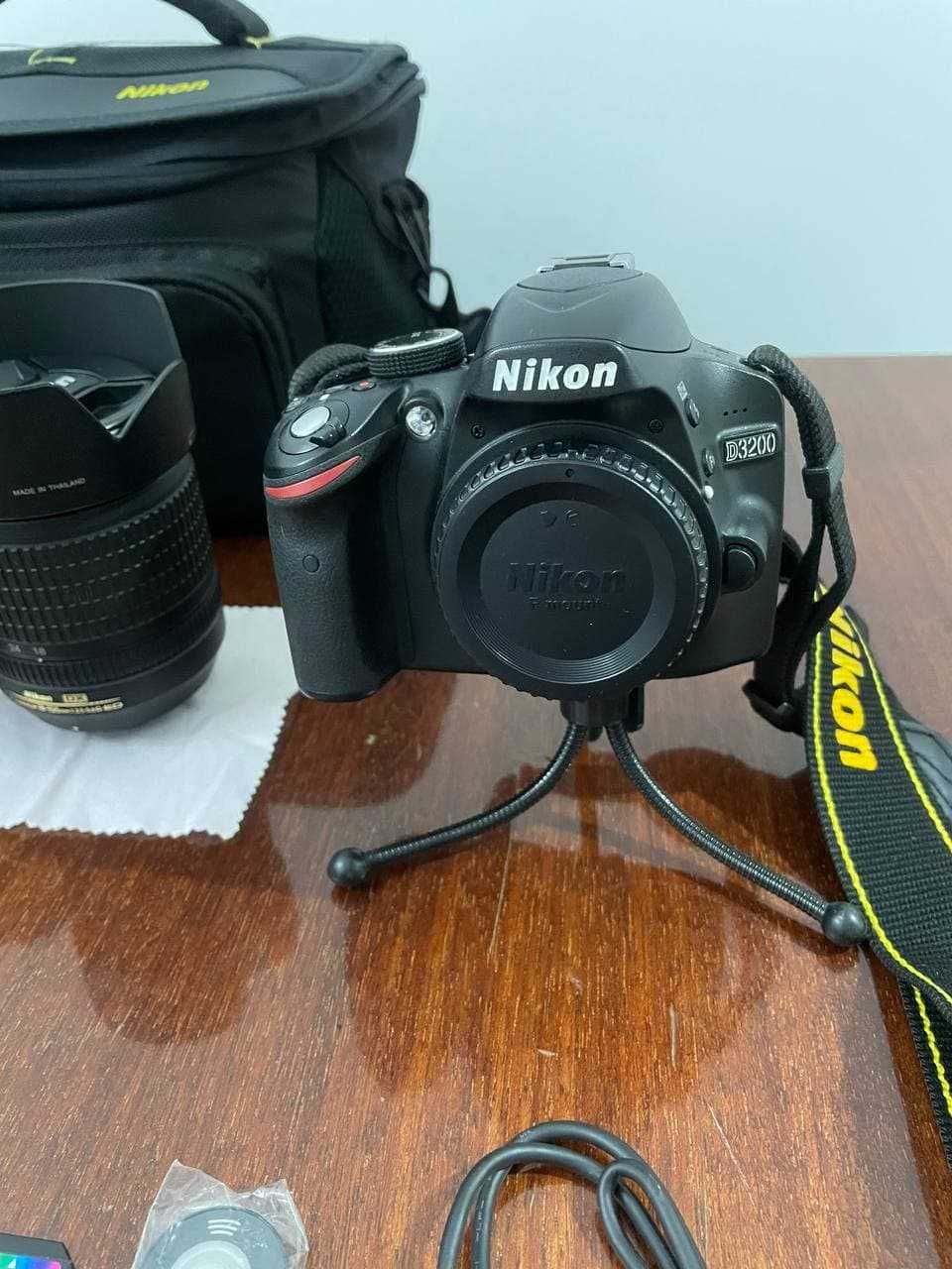 Nikon D3200 + 3 объектива и комплект