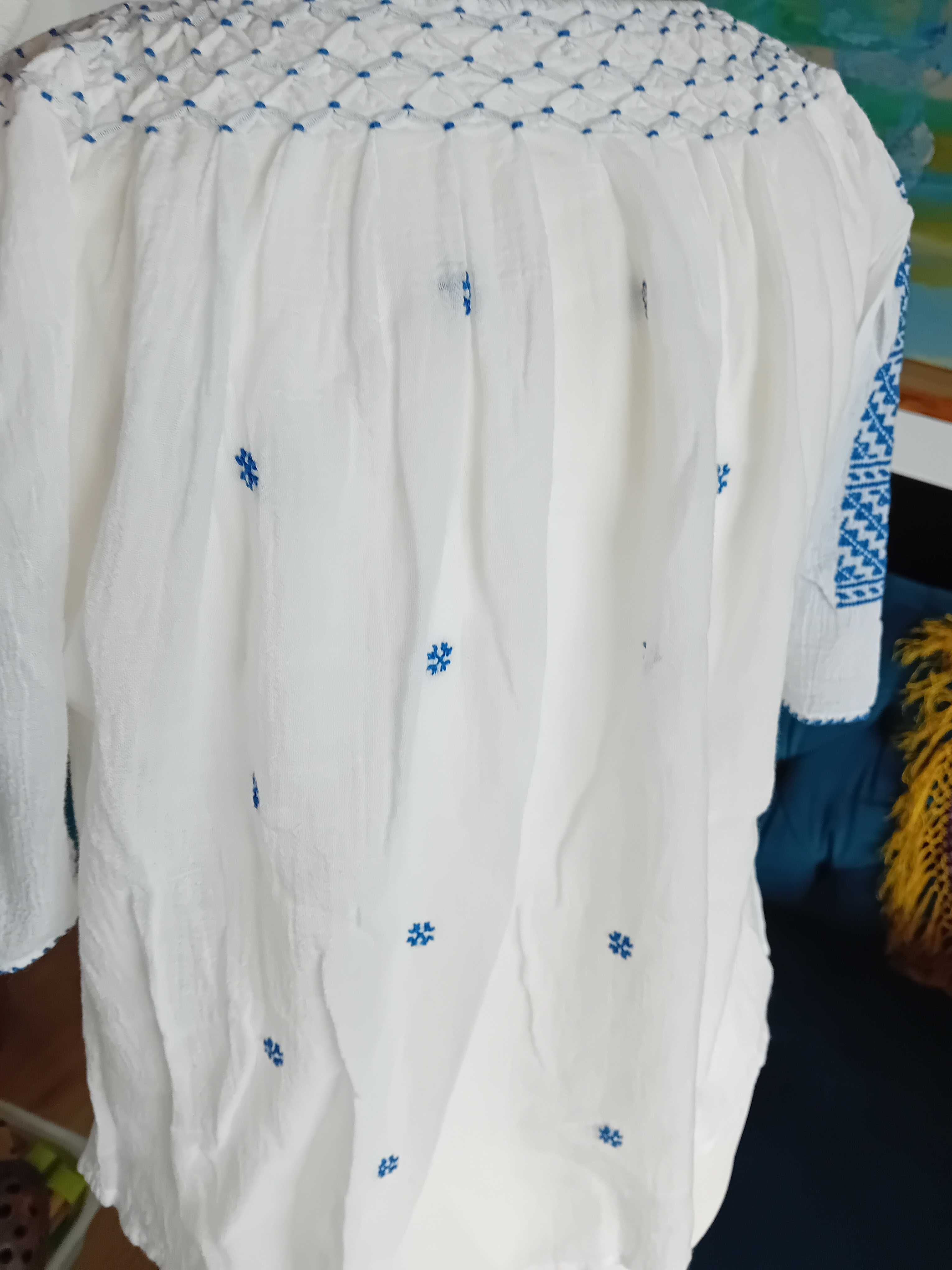 Camasa bluza tip ie traditionala cu maneci scurte Costum Popular s