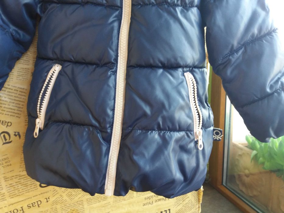 зимно пухено детско яке,шуба,гъши пух Benetton