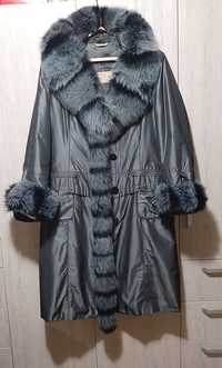 Женское пальто-пуховик 50-54