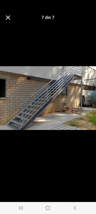 Vand scari metalice facem la comanda orice dimensiune