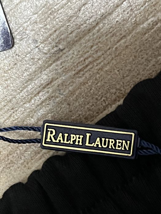 Pantaloni Ralph Lauren, Negru, Logo Roșu