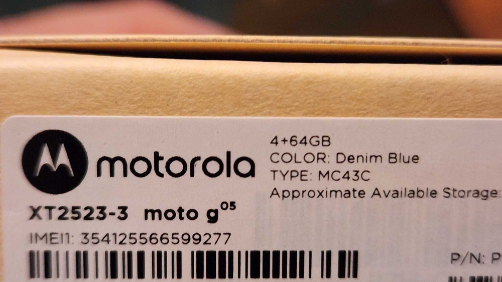 Motorola G05 чисто нов запечатан от А1