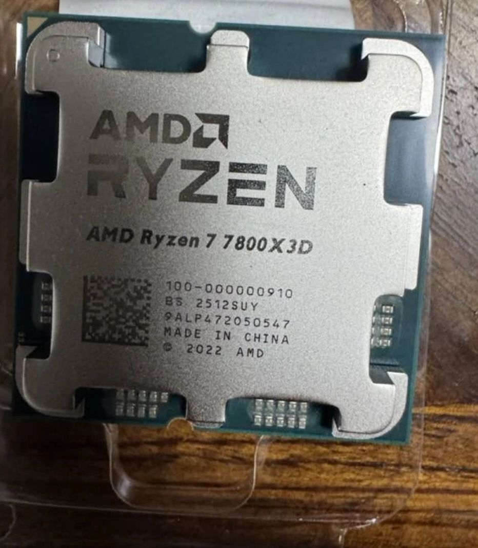 Amd ryzen 7800x3d
