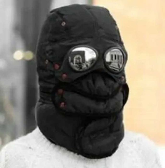 Шапка зимняя "Бомбер - Трансформер"