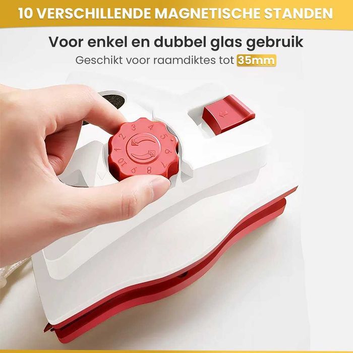Curățator Magnetic Ferestre, Reglabil, Până la 35 mm grosime geam