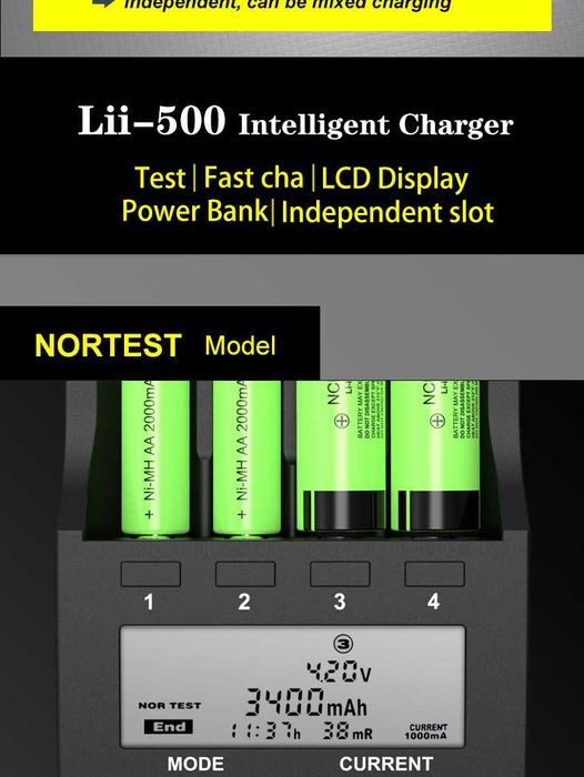 Зарядно LiitoKala Lii-500