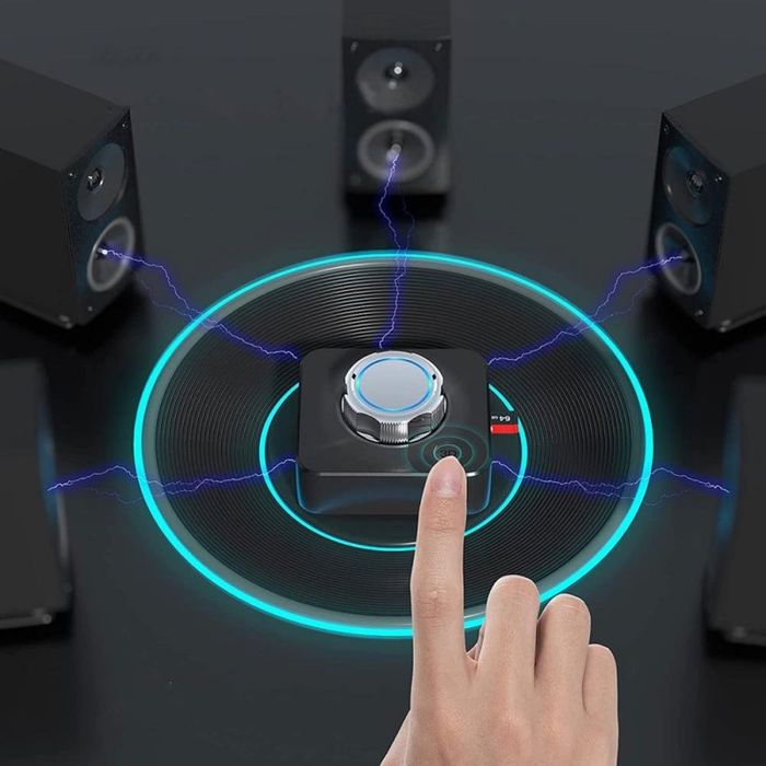 Adaptor Audio Bluetooth 5.0 Sunet stereo Receptor Bluetooth Carkit 3D