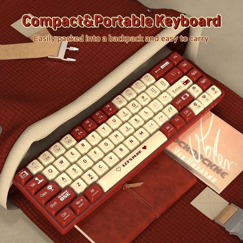 Keyboard,Klaviatura AJAZZ AK680 simli,qizil switch,red switch
