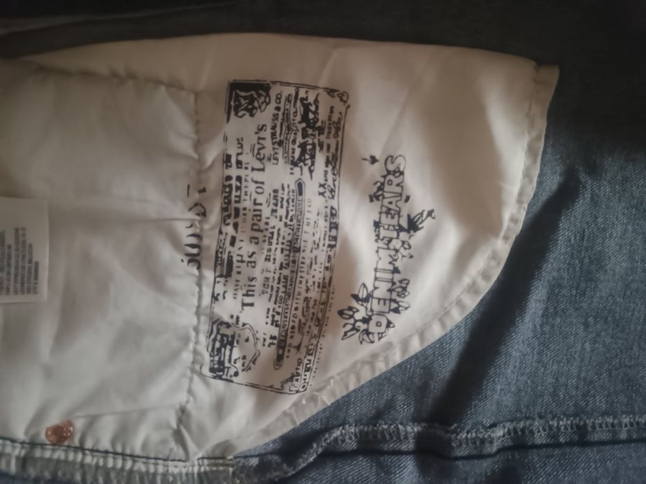 Blugi Denim Tears albaștri size w32