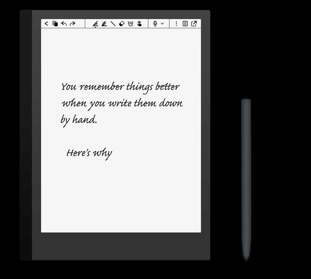 KloudNote Slim 10.3″ Digital E-ink Notepad