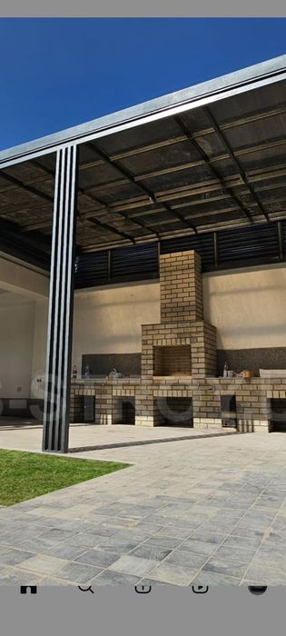 Навес из лексана козырек