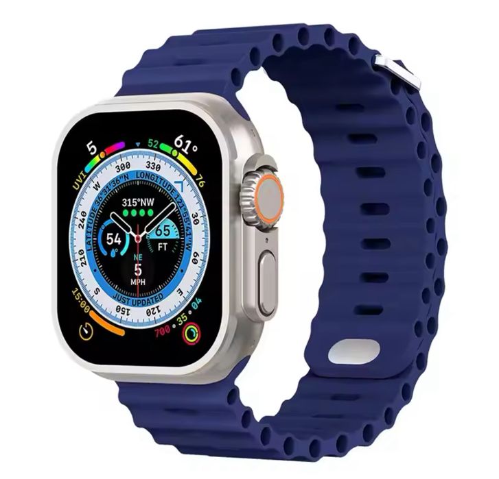 Curea Husa Folie Perforatii Laterale Compatibila Ceas Apple Watch
