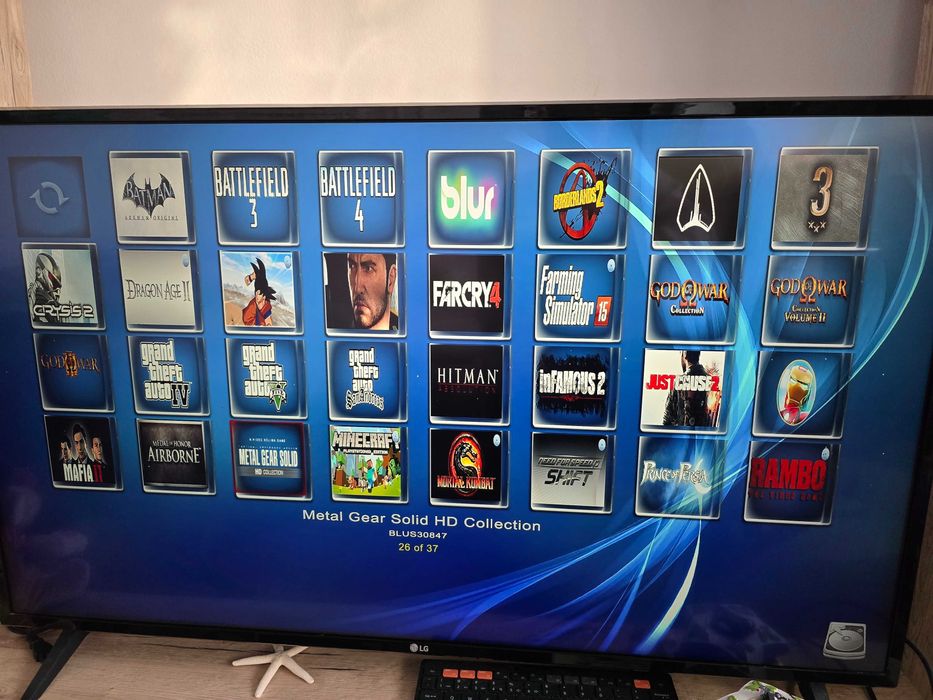 Ps3 Slim Modat 500gb +14 jocuri