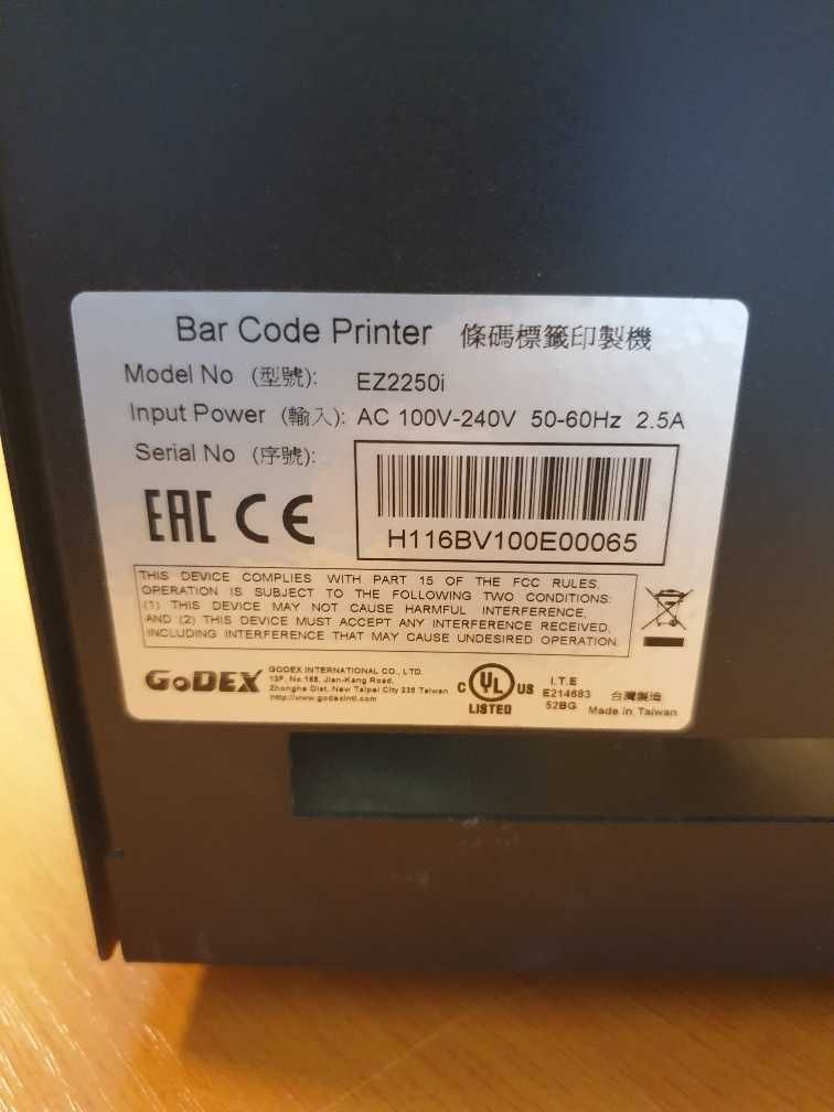 Imprimanta etichete autocolante Godex EZ2250I