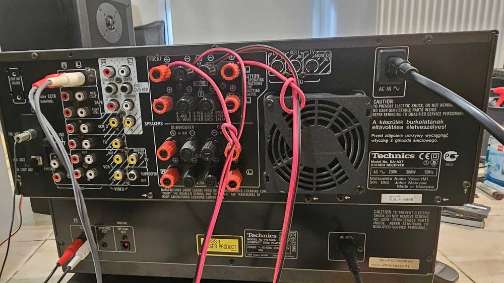 Amplituner Technics SA-AX7 cap de serie, telecomanda, cu test video!