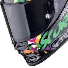 Мото каска  Scorpion Exo EXO-R1 Evo II Air SAVAGE Black-Green-Orange