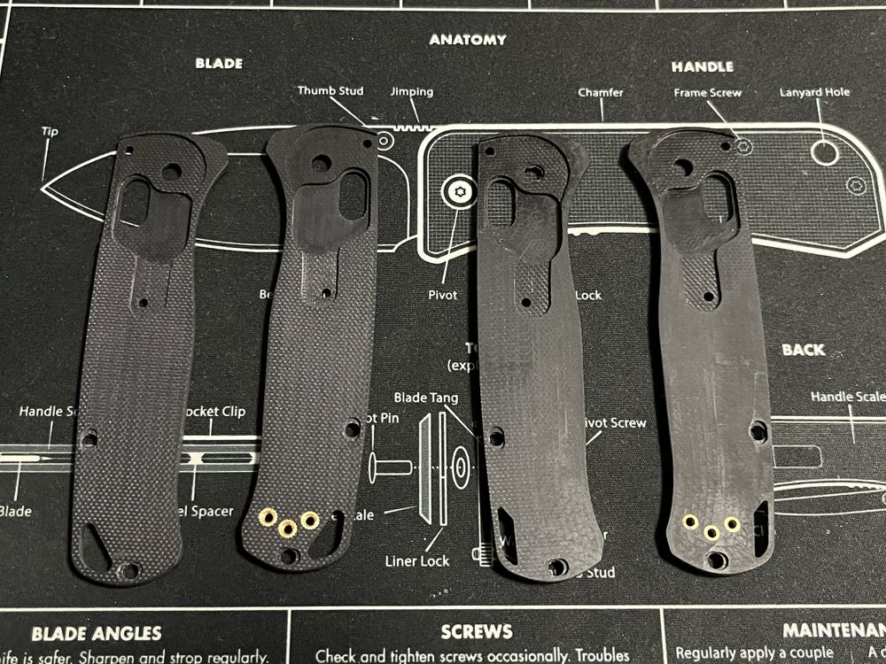 Чирени дръжки за Benchmade Bugout